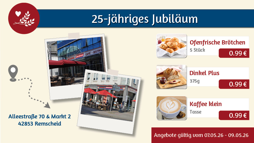jubilaeum remscheid markt alleestrasse