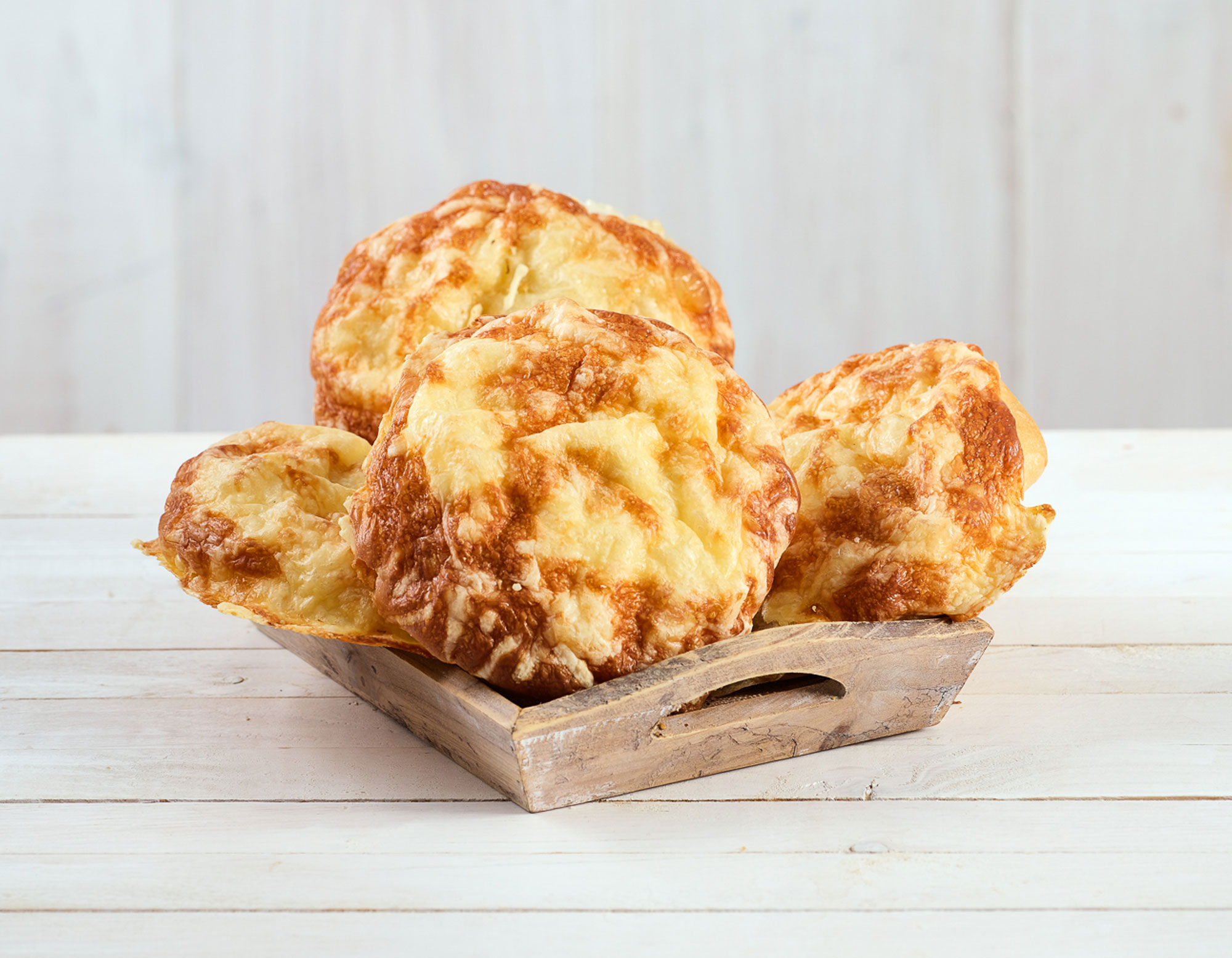 Brötchen mit Käse überbacken