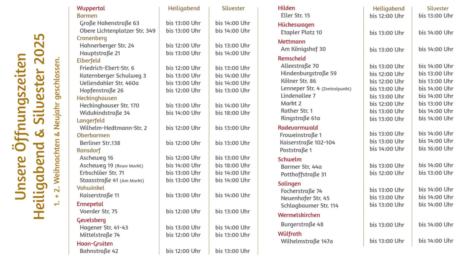 weihnachten oeffnungszeiten 1